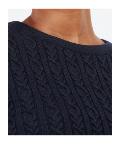 Barbour Hampton Knit Sweater In Blue