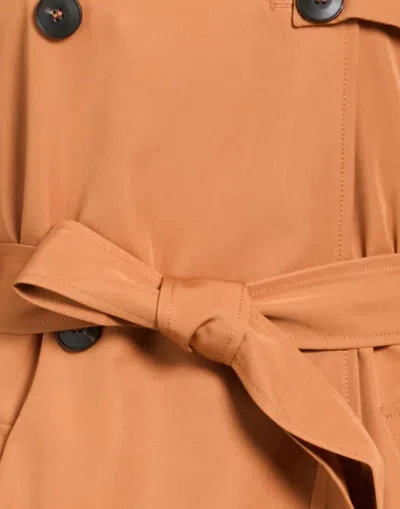 Maxco. Solid Color Full-length Jackets In Camel