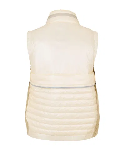 Moncler Grenoble Nylon Down Jacket With Gumiane Quilting In Yellow