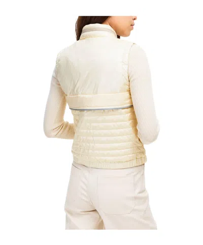 Moncler Grenoble Nylon Down Jacket With Gumiane Quilting In Yellow