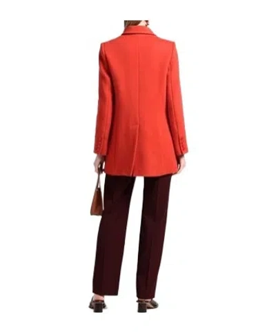 Isabel Marant Plain Colour Coats In Red