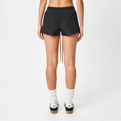 Essentials Emblem Patch Shorts In Black
