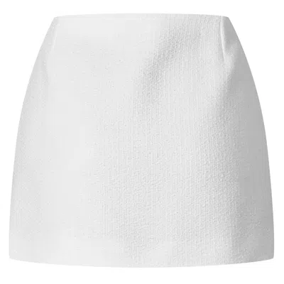 Gucci Interlocking G Wool Blend Boucle Miniskirt In Multi