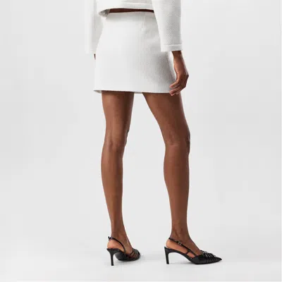 Gucci Interlocking G Wool Blend Boucle Miniskirt In Multi