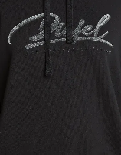 Diesel Solid Color Sweatshirt In Black
