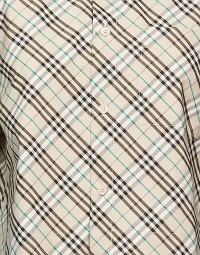 Burberry Patterned Shirts  Blouses In Gray