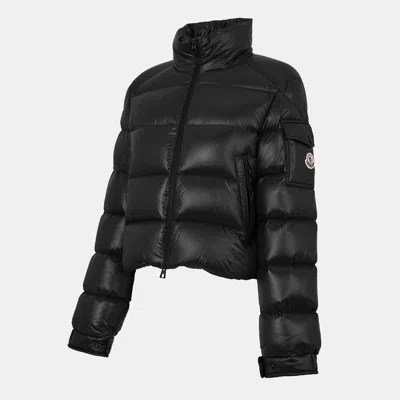 Moncler Stand Collar Down Jacket In Black