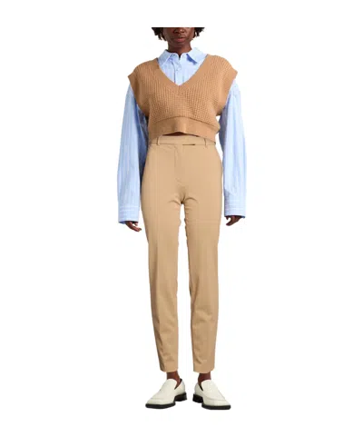 Max Mara Slim-fit Casual Pants In Multi