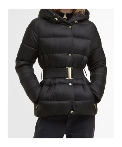 Barbour Hooded Cotton Jacket In Multi