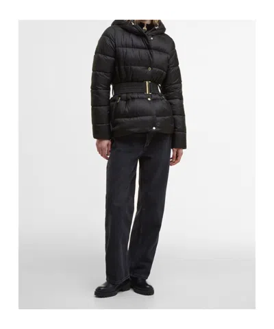 Barbour Hooded Cotton Jacket In Multi
