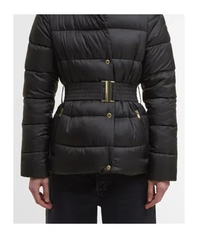 Barbour Hooded Cotton Jacket In Multi
