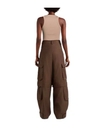 Maxco. Solid Color Stretch Sleeveless Tank Top In Brown