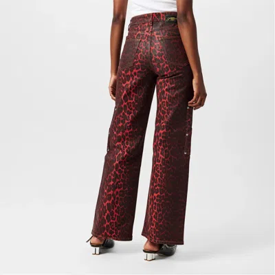 Ganni Andi Cargo Jeans In Multi