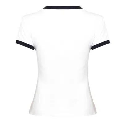 Ganni Basic Cotton Jersey T-shirt In Multi