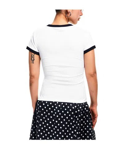 Ganni Basic Cotton Jersey T-shirt In Multi