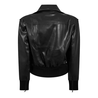 Norma Kamali Oversized Moto Jacket In Black