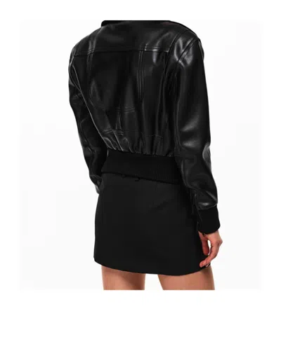 Norma Kamali Oversized Moto Jacket In Black