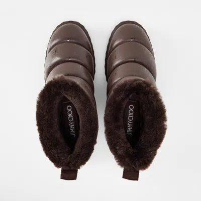 Jimmy Choo Solid Color Snow Boots In Multi
