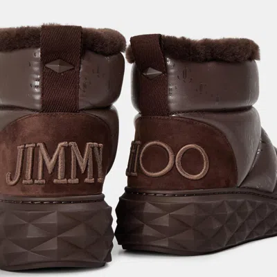 Jimmy Choo Solid Color Snow Boots In Multi