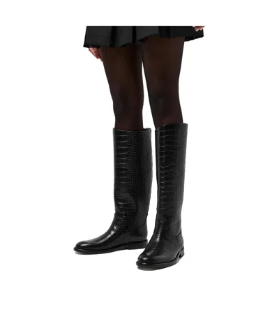 Paris Texas Solid Color Knee High Boots In Multi