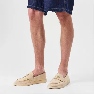 Prada Suede Loafers In Multi