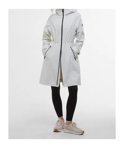 Barbour Long-sleeved Windbreaker In White