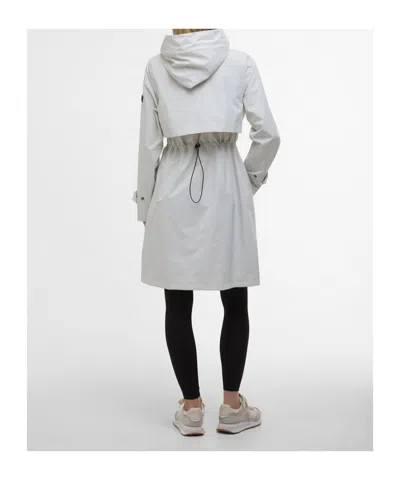 Barbour Long-sleeved Windbreaker In White