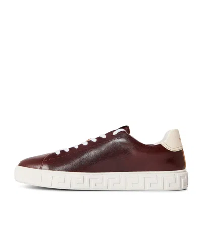 Versace Colour Block Trainer In White