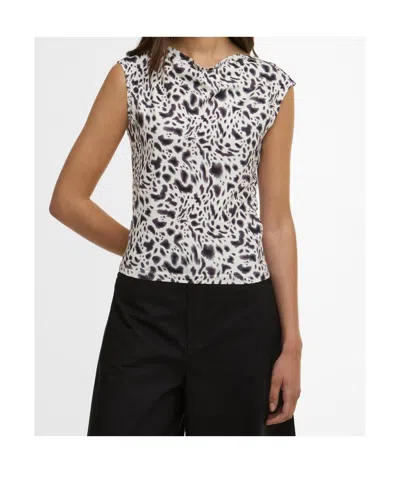 Barbour Printed Blouse In White