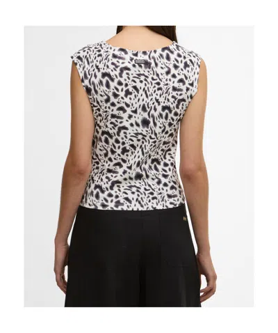 Barbour Printed Blouse In White