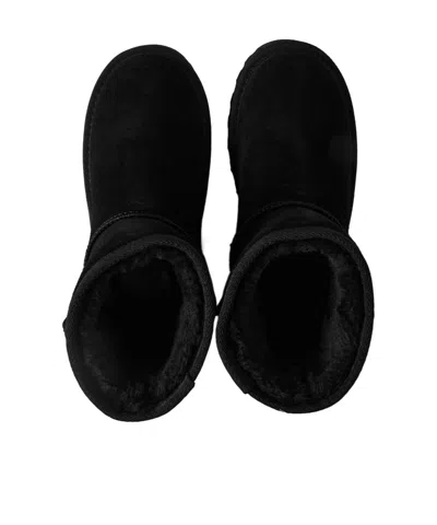Moschino Black Short Snow Boots In Black