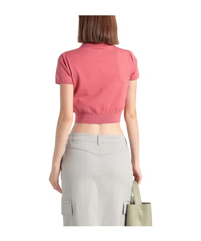 Maxco. Solid Color Polo Shirts In Pink