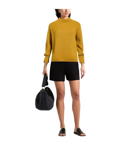 Max Mara Solid Color Knit Top In White