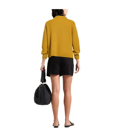 Max Mara Solid Color Knit Top In White