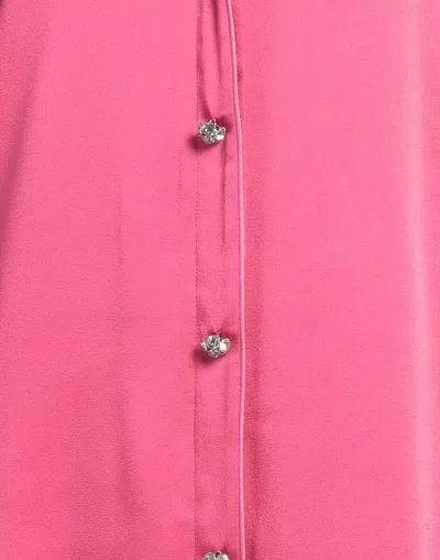 Max Mara Solid Colour Shirts In Pink