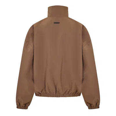 Essentials Casual Zip-up Jacket In Brown