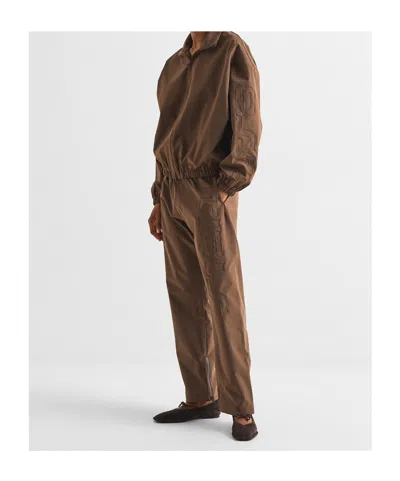 Essentials Casual Zip-up Jacket In Brown