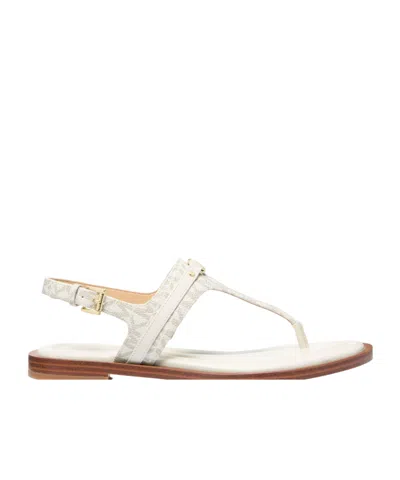 Michael Michael Kors Lightweight Flat Sandals In White
