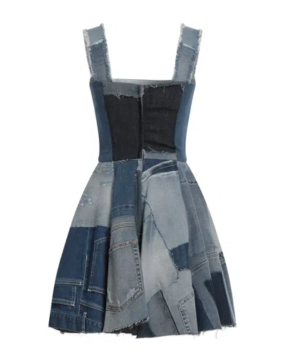 Dolce & Gabbana Short Dresses In Gray