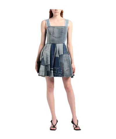 Dolce & Gabbana Short Dresses In Gray