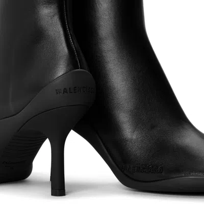 Balenciaga Solid Color Ankle Boots In Multi