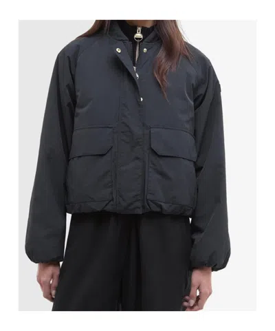 Barbour Bomber Jacket In Black