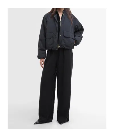 Barbour Bomber Jacket In Black