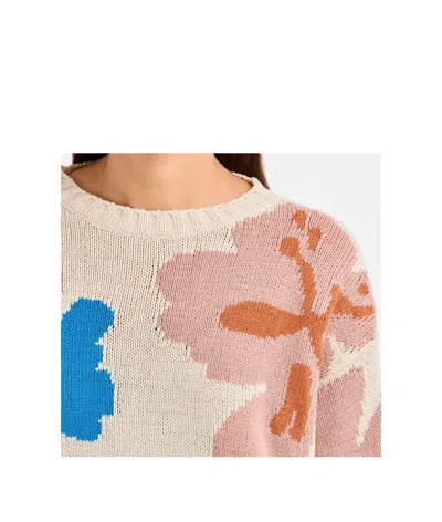 Weekend Max Mara Mock-neck Knit Sweater In Multi