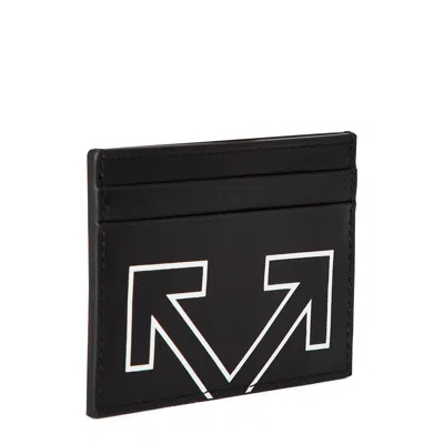 Off-white Simple Card Case In Black
