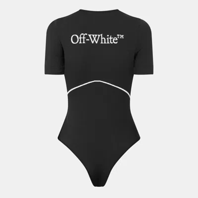 Off-white Seamless Bodysuit In Black