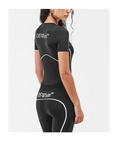 Off-white Seamless Bodysuit In Black