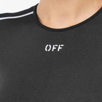 Off-white Seamless Bodysuit In Black