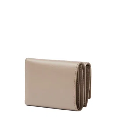 Fendi Ff Mini Trifold In Brown