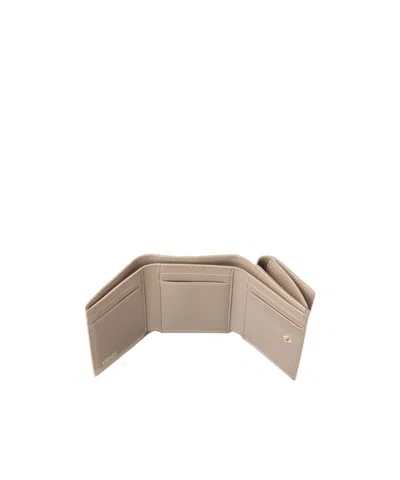 Fendi Ff Mini Trifold In Brown